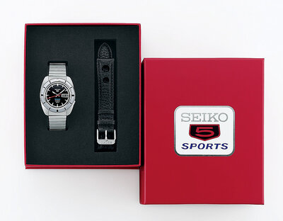 Seiko 5 Sports Automatic SRPL05K1 Heritage Design Re-creation Limited Edition 9999pcs (+ náhradný remienok)