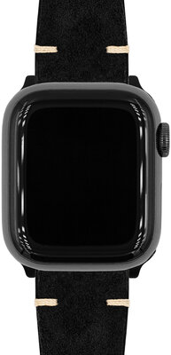 Kožený remienok Hirsch Serro L 05564050-2, čierny, antilopia koža, limitovaná edícia