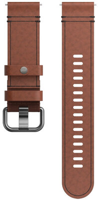 Kožený remienok Polar 22mm, hnedý, veľkosť M/L, Quick Release