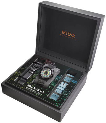 Mido Ocean Star Automatic Decompression Timer M026.807.33.051.00 Limited Edition 1961pcs (+ 2x náhradný remienok)