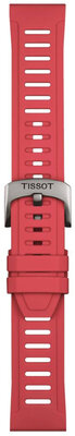 Silikónový remienok Tissot T852.049.243 21mm, červený, Quick Release