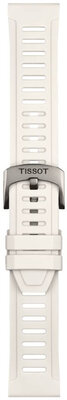 Silikónový remienok Tissot T852.049.245 21mm, biely, Quick Release