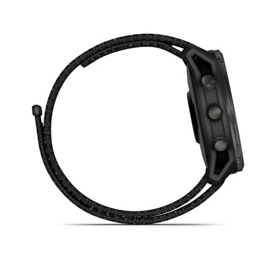 Garmin Enduro 3 Titanium DLC, Black UltraFit Nylon Band