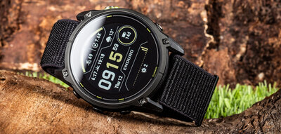 Garmin Enduro 3 Titanium DLC, Black UltraFit Nylon Band