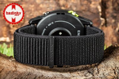 Garmin Enduro 3 Titanium DLC, Black UltraFit Nylon Band