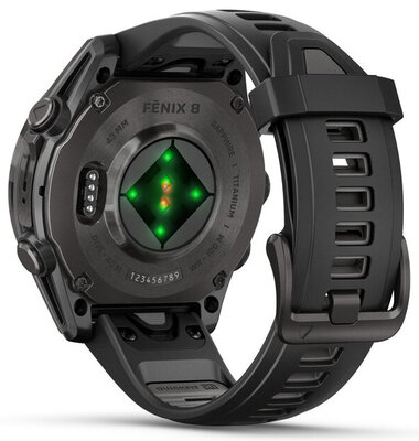 Garmin Fenix 8 AMOLED 43 mm, Sapphire Carbon Gray Titanium Black (rozbalené)