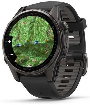(SK) Garmin Fenix 8 AMOLED 43mm, Sapphire Carbon Gray Titanium Black