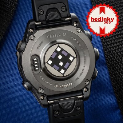(SK) Garmin Fenix 8 AMOLED 43mm, Sapphire Carbon Gray Titanium Black