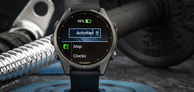 (SK) Garmin Fenix 8 AMOLED 43mm, Sapphire Carbon Gray Titanium Black