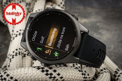 (SK) Garmin Fenix 8 AMOLED 43mm, Sapphire Carbon Gray Titanium Black