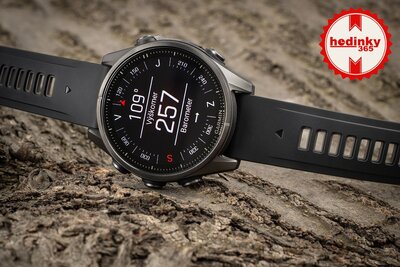 (SK) Garmin Fenix 8 AMOLED 43mm, Sapphire Carbon Gray Titanium Black