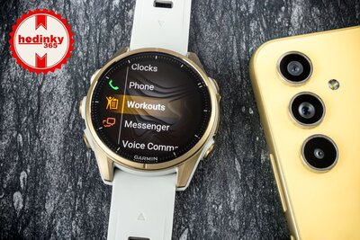 (SK) Garmin Fenix 8 AMOLED 43mm, Sapphire Soft Gold Stainless Steel Fog Gray