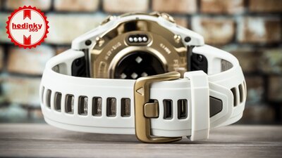 (SK) Garmin Fenix 8 AMOLED 43mm, Sapphire Soft Gold Stainless Steel Fog Gray