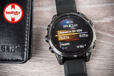 (SK) Garmin Fenix 8 AMOLED 47mm, Sapphire Carbon Gray DLC Titanium Black (rozbalené)