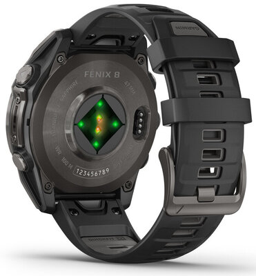 (SK) Garmin Fenix 8 AMOLED 47mm, Sapphire Carbon Gray DLC Titanium Black (rozbalené)