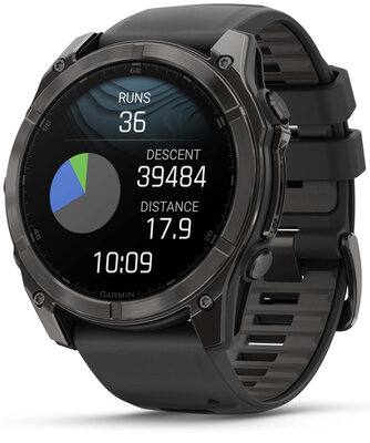 Garmin Fenix 8 AMOLED 51 mm, Sapphire Carbon Gray Titanium Black