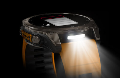 Garmin Fenix 8 AMOLED 51 mm, Sapphire Titanium Graphite Spark Orange Band (rozbalené)