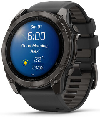 (SK) Garmin Fenix 8 AMOLED 51mm, Sapphire Carbon Gray Titanium Black