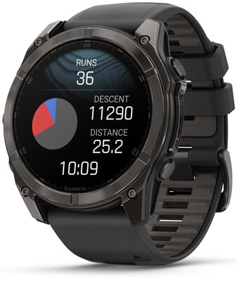 (SK) Garmin Fenix 8 AMOLED 51mm, Sapphire Carbon Gray Titanium Black