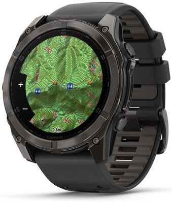 (SK) Garmin Fenix 8 AMOLED 51mm, Sapphire Carbon Gray Titanium Black