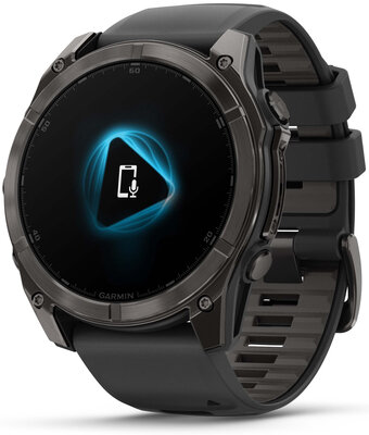 (SK) Garmin Fenix 8 AMOLED 51mm, Sapphire Carbon Gray Titanium Black