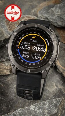 (SK) Garmin Fenix 8 AMOLED 51mm, Sapphire Carbon Gray Titanium Black