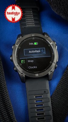 (SK) Garmin Fenix 8 AMOLED 51mm, Sapphire Carbon Gray Titanium Black