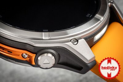 Garmin Fenix 8 AMOLED 51 mm, Sapphire Titanium Graphite Spark Orange Band (rozbalené)
