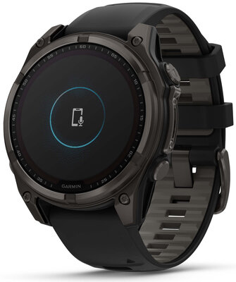 (SK) Garmin Fenix 8 Solar 47mm, Sapphire Carbon Gray Titanium Black