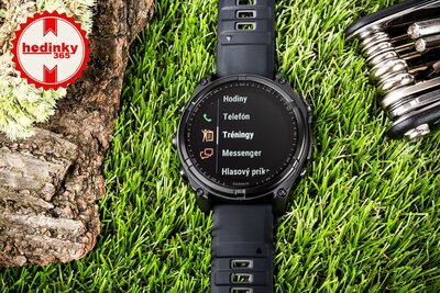 (SK) Garmin Fenix 8 Solar 47mm, Sapphire Carbon Gray Titanium Black