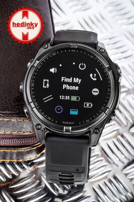 (SK) Garmin Fenix 8 Solar 47mm, Sapphire Carbon Gray Titanium Black