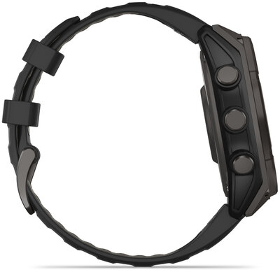 (SK) Garmin Fenix 8 Solar 47mm, Sapphire Carbon Gray Titanium Black