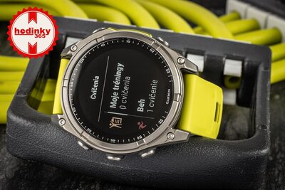 (SK) Garmin Fenix 8 Solar 47mm, Sapphire Graphite Titanium Yellow Band