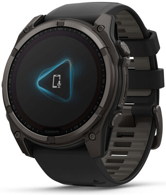 (SK) Garmin Fenix 8 Solar 51mm, Sapphire Carbon Gray Titanium Black