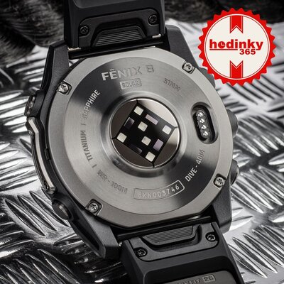 (SK) Garmin Fenix 8 Solar 51mm, Sapphire Carbon Gray Titanium Black