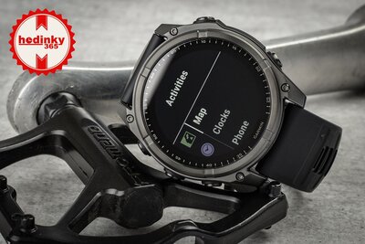 (SK) Garmin Fenix 8 Solar 51mm, Sapphire Carbon Gray Titanium Black