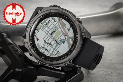 (SK) Garmin Fenix 8 Solar 51mm, Sapphire Carbon Gray Titanium Black
