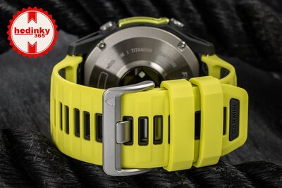 (SK) Garmin Fenix 8 Solar 51mm, Sapphire Graphite Titanium Yellow Band