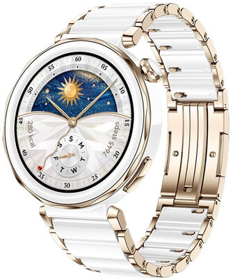 Huawei Watch GT 5 Pro 42mm, Ceramic White (II. Akosť)