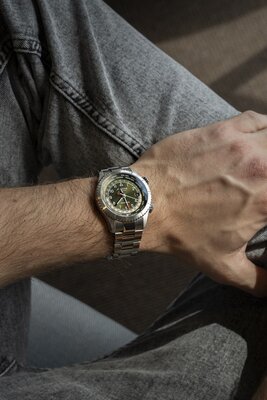 Alpina Startimer Pilot Quartz Worldtimer AL-255GR4S26B