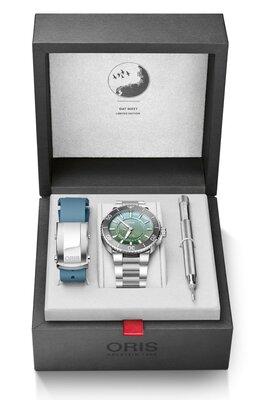 Oris Aquis Dat Watt Automatic 01 743 7734 4197-Set Limited Edition 2009pcs