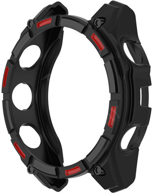 Ochranný kryt (pre Garmin Enduro 3), silikónový, červený a čierny