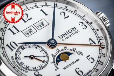 Union Glashütte 1893 Moon Phase D007.458.16.017.00 Johannes Dürrstein Edition