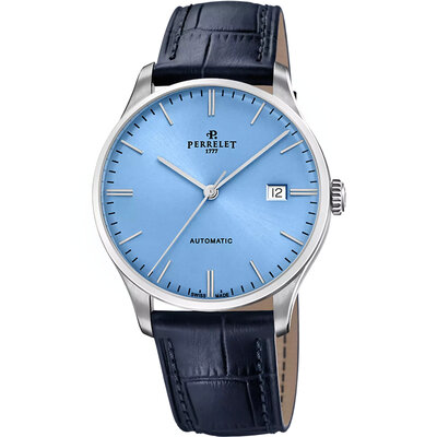 Perrelet Weekend 3 Hands Ice Blue A1300/B (+ náhradný remienok)