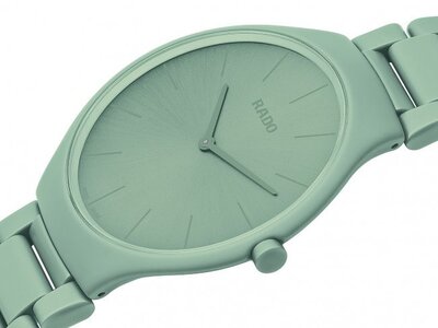 Rado True Thinline Les Couleurs Le Corbusier English Green Quartz R27096662 Limited Edition 999pcs