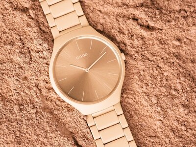 Rado True Thinline Les Couleurs Le Corbusier Pale Sienna Quartz R27097672 Limited Edition 999pcs