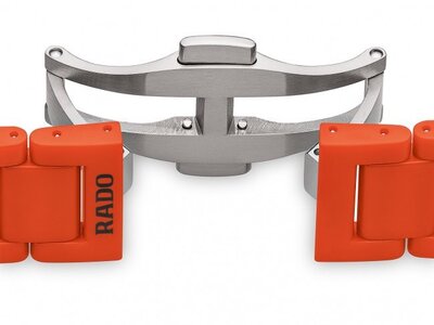 Rado True Thinline Les Couleurs Le Corbusier Powerful Orange Quartz R27095652 Limited Edition 999pcs