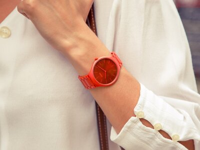 Rado True Thinline Les Couleurs Le Corbusier Powerful Orange Quartz R27095652 Limited Edition 999pcs