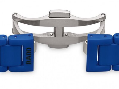 Rado True Thinline Les Couleurs Le Corbusier Spectacular Ultramarine Quartz R27092622 Limited Edition 999pcs