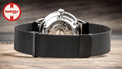 Oceľový náramok Ricardo 20mm, Black, Quick Release, 263346